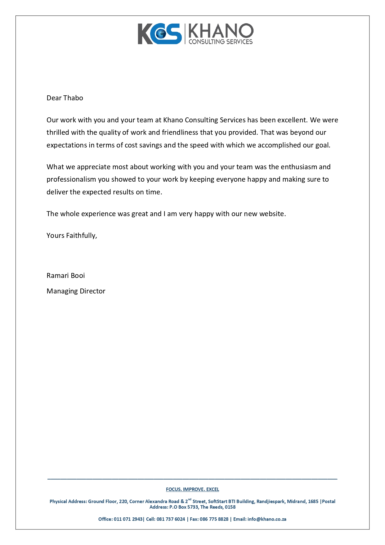 Client Remark 8